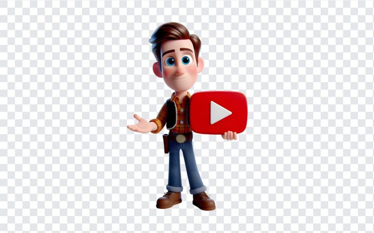 Youtuber Character, Youtuber PNG, Cartoon Character, Youtuber Cartoon Character, Youtube, Youtube Logo, Influencer, Influencer Cartoon Character, PNG, PNG Images, Transparent Files, png free, png file, Free PNG, png download,