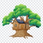 Cartoon Tree House, Cartoon Tree, Cartoon Tree House PNG, Cartoon, Tree House PNG, House PNG, Illustration, PNG, PNG Images, Transparent Files, png free, png file, Free PNG, png download,