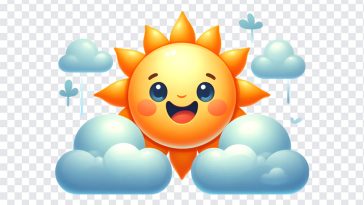 Cute Sun and Clouds, Cute Clouds, Cute Sun and Clouds PNG, Cute Sun, PNG, PNG Images, Transparent Files, png free, png file, Free PNG, png download,