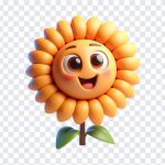 Cute Sunflower, Cute, Cute Sunflower PNG, Sunflower PNG, Sunflower, PNG, PNG Images, Transparent Files, png free, png file, Free PNG, png download,