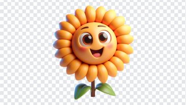 Cute Sunflower, Cute, Cute Sunflower PNG, Sunflower PNG, Sunflower, PNG, PNG Images, Transparent Files, png free, png file, Free PNG, png download,