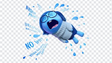 Sadness Inside Out 2, Sadness Inside Out, Inside Out 2 PNG, Movie, Cartoon, 3d, Pixar, Disney, PNG, PNG Images, Transparent Files, png free, png file, Free PNG, png download,