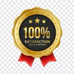 Satisfaction Badge, Satisfaction, Satisfaction Badge PNG, Badge PNG, Gold Badge, PNG, PNG Images, Transparent Files, png free, png file, Free PNG, png download,