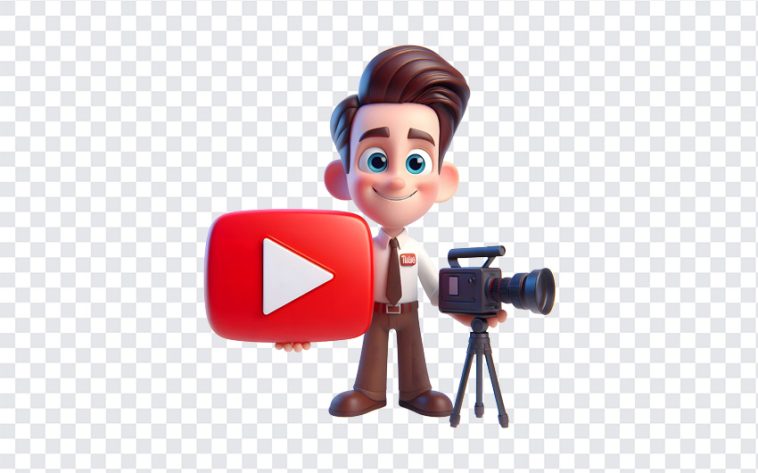 Youtube Character, Youtube, Youtube Character PNG, Character PNG, PNG, PNG Images, Transparent Files, png free, png file, Free PNG, png download,