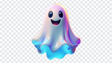 3D Ghost, 3D, 3D Ghost PNG, Ghost PNG, Ghost Emoji, PNG, PNG Images, Transparent Files, png free, png file, Free PNG, png download,