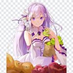 Emilia Re Zero, Emilia Re, Emilia Re Zero PNG, Emilia, Re Zero PNG, Anime Girl PNG, Anime PNG, PNG, PNG Images, Transparent Files, png free, png file, Free PNG, png download,