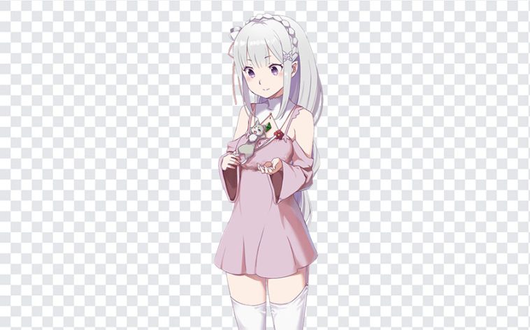 Emilia ad Puck Anime, Emilia ad Puck, Emilia ad Puck Anime PNG, Emilia Re:Zero, Re:Zero, Anime Girl PNG, Anime PNG, PNG, PNG Images, Transparent Files, png free, png file, Free PNG, png download,