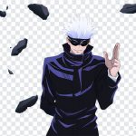 Gojo Satoru Transparent, Gojo Satoru, Gojo Satoru Transparent PNG, Gojo, Anime, Jujutsu Kaisen, PNG, PNG Images, Transparent Files, png free, png file, Free PNG, png download,