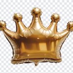 Gold Crown Balloon, Gold Crown, Gold Crown Balloon PNG, Gold, Crown Balloon PNG, Gold Foil, Foil Balloon, PNG, PNG Images, Transparent Files, png free, png file, Free PNG, png download,