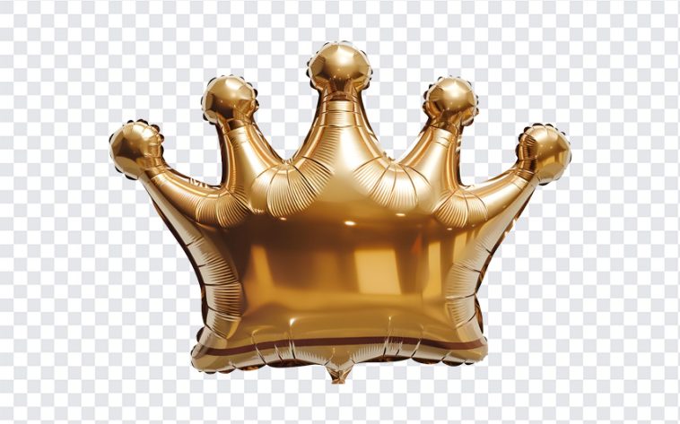 Gold Crown Balloon, Gold Crown, Gold Crown Balloon PNG, Gold, Crown Balloon PNG, Gold Foil, Foil Balloon, PNG, PNG Images, Transparent Files, png free, png file, Free PNG, png download,