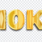 Golden 10K, Golden, Golden 10K PNG, Socialmedia, Followers, PNG, PNG Images, Transparent Files, png free, png file, Free PNG, png download,