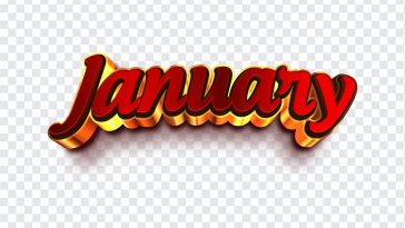 January, Month, January PNG, Typography, PNG, PNG Images, Transparent Files, png free, png file, Free PNG, png download,