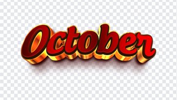 October, Month, October PNG, Monthly, PNG, PNG Images, Transparent Files, png free, png file, Free PNG, png download,