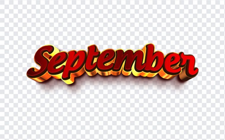 September, Hello September, September PNG, Month PNG, Monthly Sale PNG, PNG Images, Transparent Files, png free, png file, Free PNG, png download,