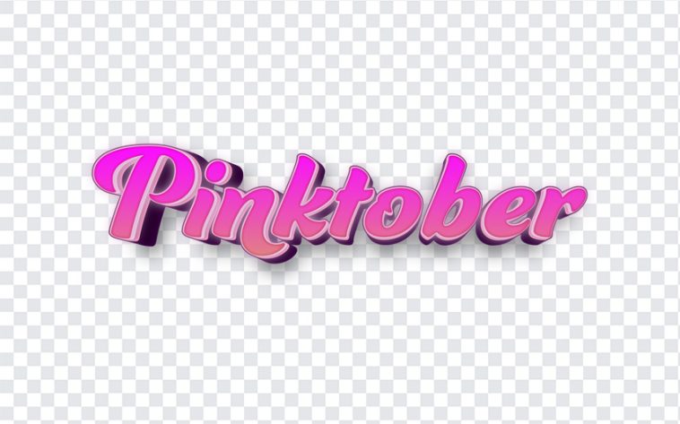 Pinktober Text, Pinktober, Pinktober Text PNG, Typography, PNG, PNG Images, Transparent Files, png free, png file, Free PNG, png download,