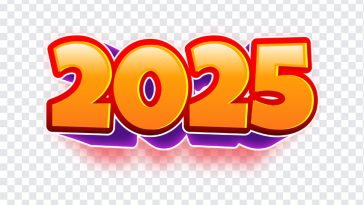 2025 3D Cartoon Font, 2025 3D Cartoon, 2025 3D Cartoon Font PNG, 2025, Happy New Year, New Year, 2025 New Year, PNG, PNG Images, Transparent Files, png free, png file, Free PNG, png download,