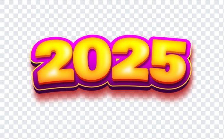 2025 Year Text, 2025 Year, 2025 Year Text PNG, 2025, New Year, Happy New Year, PNG, PNG Images, Transparent Files, png free, png file, Free PNG, png download,