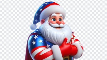 American Santa Claus, American Santa, American Santa Claus PNG, American, Santa Claus PNG, USA, USA Santa Claus PNG, Christmas, Xmas, PNG, PNG Images, Transparent Files, png free, png file, Free PNG, png download,