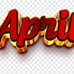 April, Typograpyh, April PNG, Sale, PNG, PNG Images, Transparent Files, png free, png file, Free PNG, png download,
