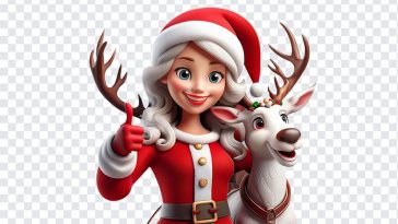 Lady Santa, Lady, Lady Santa PNG, Christmas, Santa PNG, Xmas, December, PNG, PNG Images, Transparent Files, png free, png file, Free PNG, png download,