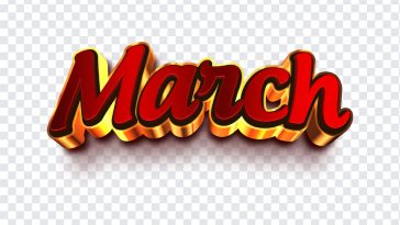 March, Typography, March PNG, Months, PNG, PNG Images, Transparent Files, png free, png file, Free PNG, png download,