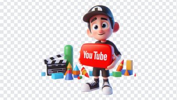 Pixar Style Youtuber, Pixar Style, Pixar Style Youtuber PNG, Youtuber PNG, Youtube, Tshirt Design, Pixar, PNG, PNG Images, Transparent Files, png free, png file, Free PNG, png download,