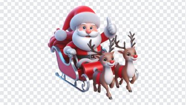 Santa Claus and Reindeers, Santa Claus and, Santa Claus and Reindeers PNG, Santa Claus, Christmas, PNG, PNG Images, Transparent Files, png free, png file, Free PNG, png download,