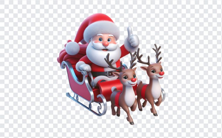 Santa Claus and Reindeers, Santa Claus and, Santa Claus and Reindeers PNG, Santa Claus, Christmas, PNG, PNG Images, Transparent Files, png free, png file, Free PNG, png download,