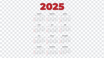 2025 Calendar, 2025, 2025 Calendar PNG, Year 2025, Blank Calendar 2025, Calendar PNG, PNG, PNG Images, Transparent Files, png free, png file, Free PNG, png download,