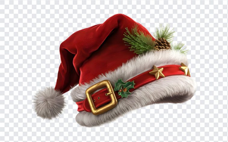 Christmas Hat, Christmas, Christmas Hat PNG, 3D Hat PNG, Santa Claus, Santa Hat PNG, PNG, PNG Images, Transparent Files, png free, png file, Free PNG, png download,