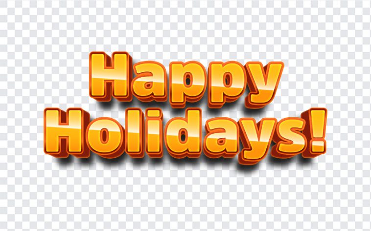 Happy Holidays 3D Text, Happy Holidays 3D, Happy Holidays 3D Text PNG, Happy Holidays, 3D Text PNG, Greetings, Wishes, Holiday Greetings, PNG, PNG Images, Transparent Files, png free, png file, Free PNG, png download,