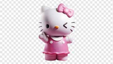 Hello Kitty 3D, Hello Kitty, Hello Kitty 3D PNG, Hello, Hello Kitty PNG, PNG, PNG Images, Transparent Files, png free, png file, Free PNG, png download,