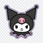 Kuromi Face, Kuromi, Kuromi Face PNG, PNG, PNG Images, Transparent Files, png free, png file, Free PNG, png download,
