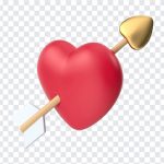 heart, heart with arrow, Valentines Clipart, Valentines, heart png, PNG, PNG Images, Transparent Files, png free, png file, Free PNG, png download,