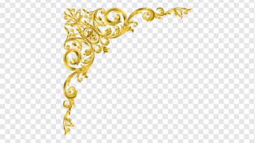 Gold Corner Ornament, Gold Corner, Gold Corner Ornament PNG, Gold, Corner Ornament PNG, PNG, PNG Images, Transparent Files, png free, png file, Free PNG, png download,