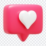Instagram Heart 3D Icon, Instagram Heart 3D, Instagram Heart 3D Icon PNG, Instagram Heart, Instagram PNG, Instagram Icon PNG, PNG, PNG Images, Transparent Files, png free, png file, Free PNG, png download,