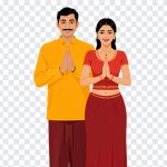 Couple Saying Ayubowan Sinhala Tamil New Year, Couple Saying Ayubowan Sinhala Tamil New Year PNG, Sinhala Tamil New Year PNG, Couple Saying Ayubowan, Ayubowan PNG, Greetings, Sinhala, Awurudu, New Year, Srilanka, PNG, PNG Images, Transparent Files, png free, png file, Free PNG, png download,