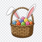 Easter Eggs Bucket with Rabbit, Easter Eggs Bucket with, Easter Eggs Bucket with Rabbit Ears, Easter Eggs Bucket, Easter Eggs, Easter Bucket, Easter Bucket with Rabbit, PNG, PNG Images, Transparent Files, png free, png file, Free PNG, png download,