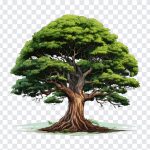 Ghibli Style Tree Transparent, Ghibli Style Tree, Ghibli Style Tree Transparent PNG, Ghibli Style, PNG, PNG Images, Transparent Files, png free, png file, Free PNG, png download,