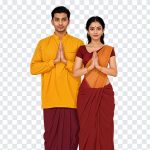 Srilankan Couple Saying Ayubowan, Srilankan Couple Saying, Srilankan Couple Saying Ayubowan PNG, Srilankan Couple, Couple Saying Ayubowan PNG, Ayubowan PNG, New Year PNG, PNG Images, Transparent Files, png free, png file, Free PNG, png download,