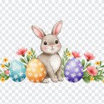 Watercolor Easter Bunny and Easter Eggs, Watercolor Easter Bunny and Easter, Watercolor Easter Bunny and Easter Eggs PNG, Easter Bunny PNG, Easter Bunny and Easter Eggs PNG, Easter Eggs PNG, PNG, PNG Images, Transparent Files, png free, png file, Free PNG, png download,
