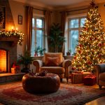 A cozy living room decorated for Christmas, glowing fireplace, Christmas tree with lights and ornaments, warm lighting, realistic photo Cozy Christmas Living Room Christmas Background Christmas Background Christmas Living Room, Cozy Christmas Living Room, Cozy Christmas, Wallpapers, Stock Images, Royalty Free, Stock Photo, PNG, PNG Images, Transparent Files, png free, png file, Free PNG, png download,