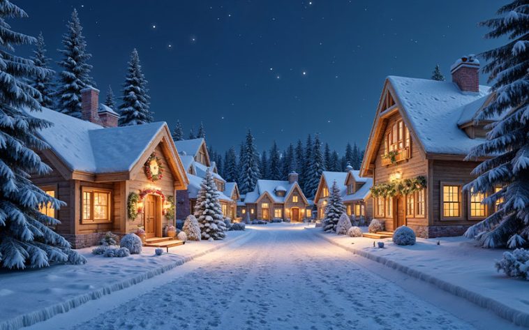 Cozy Snowy Christmas Village Background, Christmas Background, Cabin in Snow, Cozy Christmas, free Christmas wallpaper, snowy Christmas village, holiday background, festive background, winter wallpaper, cozy Christmas scene, high-resolution background, free download, commercial use background, no attribution image, Christmas wallpaper free, holiday desktop wallpaper, winter scene background, festive village background, Wallpapers, Stock Images, Royalty Free, Stock Photo,