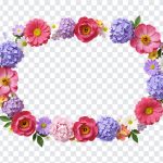 Flowers Frame, Flowers, Flowers Frame PNG, Frame PNG, PNG, PNG Images, Transparent Files, png free, png file, Free PNG, png download,