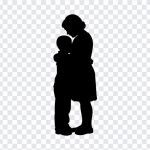Mother and Son Silhouette, Silhouette PNG, Mother's Day, Mother and Son, Mother and Son Silhouette PNG, PNG, PNG Images, Transparent Files, png free, png file, Free PNG, png download,