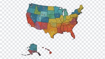 Creative USA Map, Map, Creative USA, Colorful USA Map PNG, Creative USA Map PNG, USA Map PNG, Creative, PNG, PNG Images, Transparent Files, png free, png file, Free PNG, png download,
