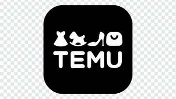 Temu Logo Black, Temu Logo, Temu Logo Black PNG, Temu Shopping, Temu Offers, Temu, PNG, PNG Images, Transparent Files, png free, png file, Free PNG, png download,