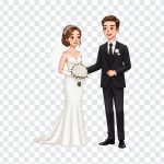 Wedding Clipart, Wedding, Wedding Clipart PNG, Clipart PNG, Wedding Couple, Cartoon Couple Cartoon Wedding Couple, PNG, PNG Images, Transparent Files, png free, png file, Free PNG, png download,