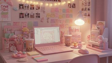 Cute Workstation Aesthetic, Cute Aesthetic Wallpapers, Cute Workstation, Cute Workstation Aesthetic Wallpaper, Aesthetic Wallpaper, Cute Wallpaper, Cute, PNG, PNG Images, Transparent Files, png free, png file, Free PNG, png download,