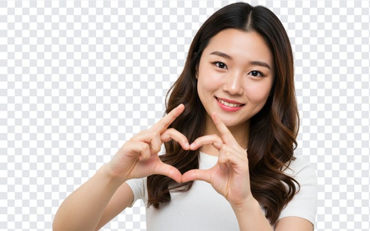Eye Heart, Cute Girl, Girl Showing Heart, Eye, Eye Heart PNG, Heart PNG, PNG, PNG Images, Transparent Files, png free, png file, Free PNG, png download,